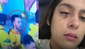 Ñembo hincha casi le hacer perder el ojo a una mujer en final de Fútbol de Salón