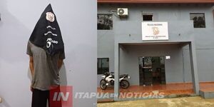 POR HURTAR PARTES DE MOTOCICLETA UN SUJETO FUE APREHENDIDO EN ENCARNACIÓN - Itapúa Noticias
