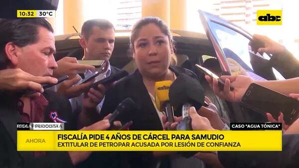 Piden cuatro años de cárcel para Patricia Samudio por millonario perjuicio a Petropar  - ABC Noticias - ABC Color