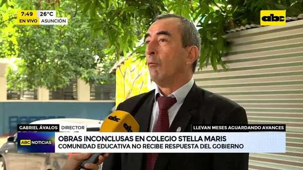 Video: Obras inconclusas en colegio Stella Maris - ABC Noticias - ABC Color