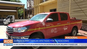 SEN brindó asistencia a familias afectadas por inundaciones en Ñeembucú