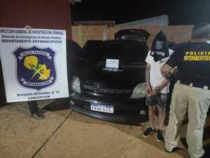 Incautan dosis de cocaína en un automóvil: Detenido operaba modalidad delivery
