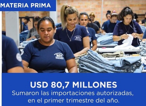 Importaciones bajo el régimen de materia prima alcanzan USD 80,7 millones - .::Agencia IP::.