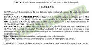 Cámara revoca prisión de actuaria investigada por adulterar un expediente de RGD