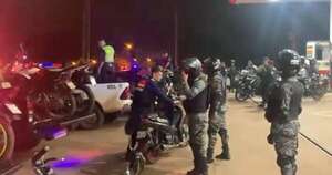 La Nación / Ante reclamos ciudadanos, en redada policial se incautaron de 16 motocicletas