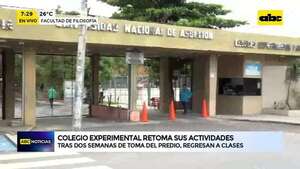 Video: Colegio Experimental Paraguay–Brasil retoma sus actividades - ABC Noticias - ABC Color