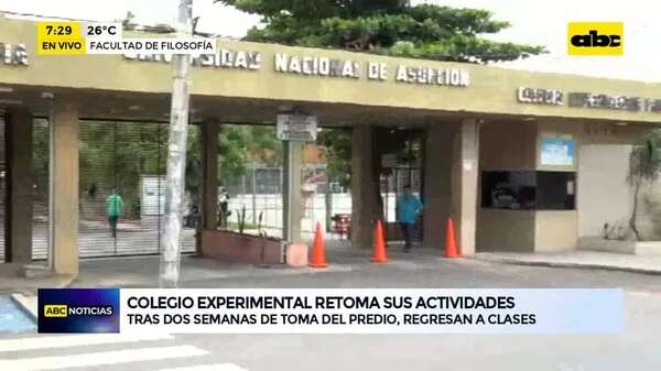 Video: Colegio Experimental Paraguay–Brasil retoma sus actividades  - ABC Noticias - ABC Color