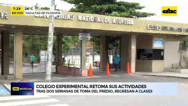 Video: Colegio Experimental Paraguay–Brasil retoma sus actividades - ABC Noticias - ABC Color