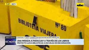 Video: Proyecto lleva 20 bibliotecas y charlas a escuelas de Encarnación  - ABC Noticias - ABC Color