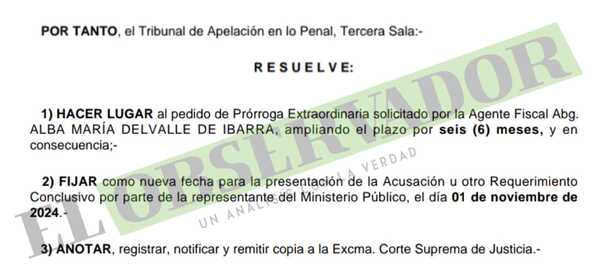 Investigación a funcionaria judicial que habría adulterado expediente de RGD deberá concluir en noviembre