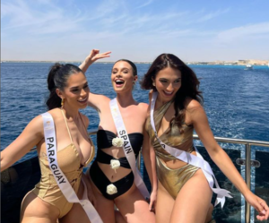 ¡La Miss Eco Paraguay Fabi Martínez más feliz que una lombriz en Egipto!
