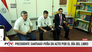 Peña compartió el hábito de la lectura con estudiantes por el Día Internacional del Libro - .::Agencia IP::.