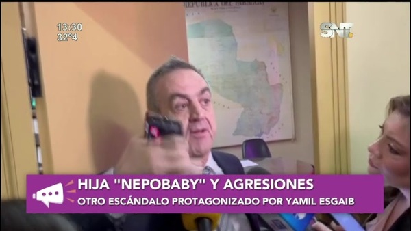 Sigue los casos de "Napo baby": Esgaib agredió a periodistas - SNT