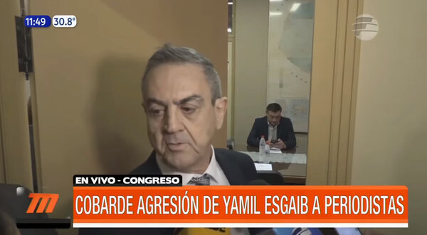 Nueva agresión de Yamil Esgaib a mujeres periodistas | Telefuturo