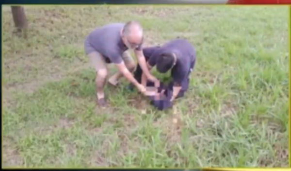 ¡Es posiblena! Encuentran a una beba recién nacida abandonada en un escampado