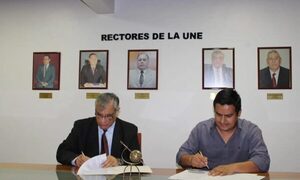 Firman convenio con miras a habilitar carrera de Derecho en Mallorquín