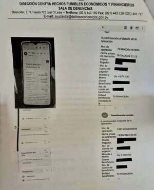Usaron celular robado para “vaciar” una cuenta bancaria - Policiales - ABC Color