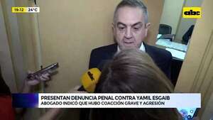 Video: presentaron una denuncia penal contra el diputado Yamil Esgaib por agredir a mujeres periodistas - ABC Noticias - ABC Color