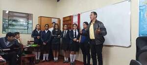 Intendente y comisión estudiantil unen esfuerzos en Nueva Alborada