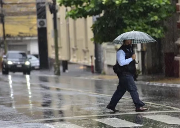 Miércoles con lluvias y tormentas en gran parte de Paraguay