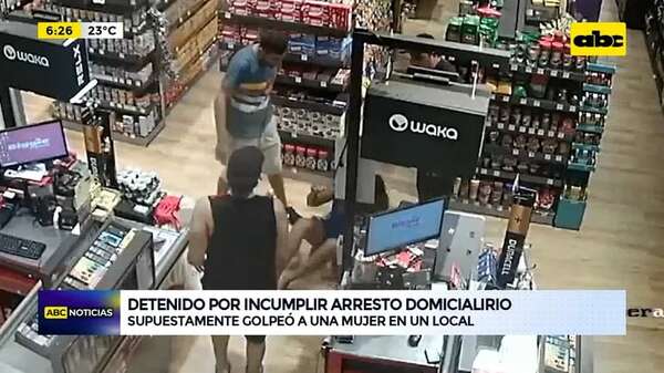 Video: Detenido por incumplir arresto domiciliario - ABC Noticias - ABC Color
