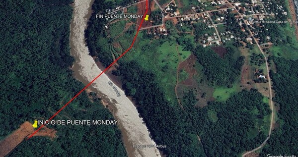 Construcción del segundo puente sobre el río Monday se inicia próximamente - .::Agencia IP::.