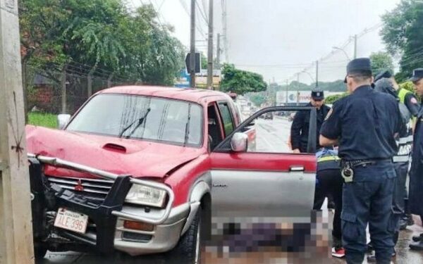 Hombre tuvo infarto al volante y falleció en ruta Luque-San Lorenzo