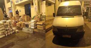 Diario HOY | Incautan furgoneta con productos de contrabando sobre la Ruta PY06