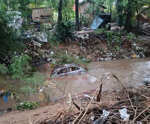 Rescatan cuerpos de las mujeres arrastradas por el raudal en Luque - La Tribuna