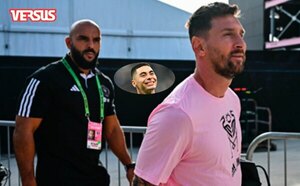 Versus / Miguel Almirón muestra el regalo del guardaespaldas de Lionel Messi