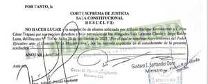 Sala Constitucional admite inconstitucionalidad promovida por Kronawetter pero no suspende designación de Pucheta