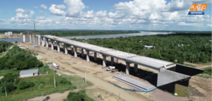 Construcción del Puente de la Bioceánica acaricia ya casi el 50% de su ejecución