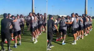 (VIDEO). Lionel Messi dándole la bienvenida a Matías Rojas en el Inter Miami