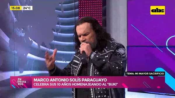 Video: nos visita Marco Antonio Solís paraguayo: celebra sus 10 años de imitación al “Buki” - Ensiestados - ABC Color