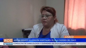 Amplian servicio de atención hospitalaria en Villa Choferes del Chaco