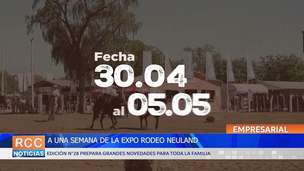 Expo Rodeo Neuland: a una semana de la vigesimoctava edición