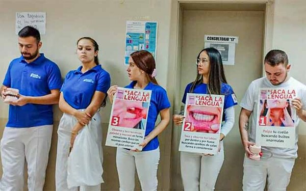 UPE promueve campaña de prevención de cáncer bucal en hospitales públicos | DIARIO PRIMERA PLANA