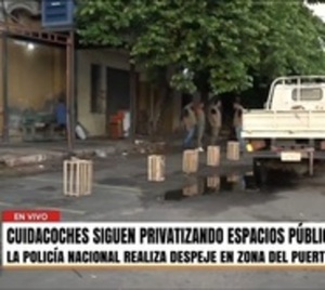 Cuidacoches siguen "reservando lugares" en espacios públicos - Paraguay.com