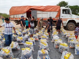 Gobierno ya distribuyó 1.200.000 kilos de alimentos a familias afectadas por situaciones de emergencia - .::Agencia IP::.