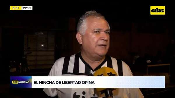 El hincha de Libertad opina tras derrota  - ABC Noticias - ABC Color