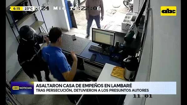 Video: Asaltaron casa de empeños en Lambaré  - ABC Noticias - ABC Color