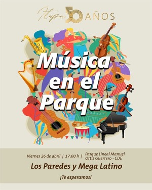 “Música en el Parque” prosigue este viernes en Ciudad del Este - La Clave