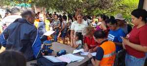 Llega asistencia a pobladores afectados por inundación en Limpio - ADN Digital