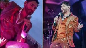 [VIDEO] Le tocaron "ahí" a cantante mexicano