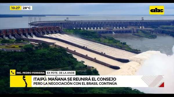 Itaipú: mal uso de la plata es una debilidad para negociar, dice extitular de ANDE - ABC Noticias - ABC Color
