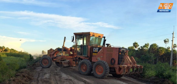 Alto Paraguay: tras las lluvias, iniciaron la rehabilitación de caminos