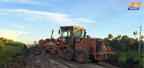 Alto Paraguay: tras las lluvias, iniciaron la rehabilitación de caminos 