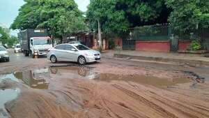 Vecinos de Ñemby y San Lorenzo exigen reparación de calles - Nacionales - ABC Color