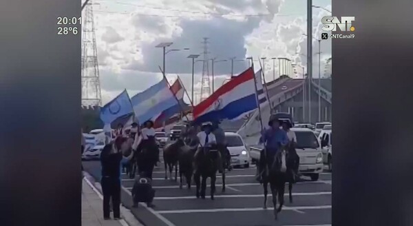 Los jinetes uruguayos llegaron a Asunción - SNT