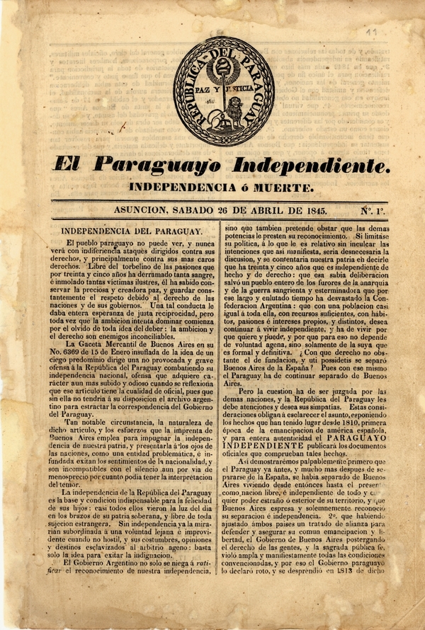 Conmemorando el Día del Periodista Paraguayo: El legado de "El Paraguayo Independiente" - .::Agencia IP::.